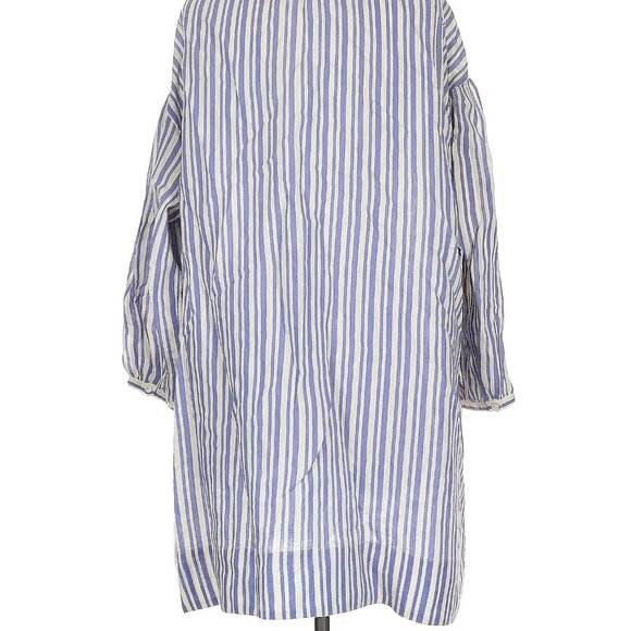 Doen Marine Dress Blue Villandry Striped Silk Dress NWT Size XS - Picture 6 of 11
